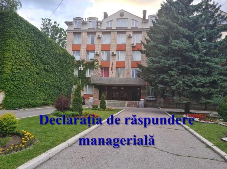 Declarația de răspundere managerială pentru anul 2022