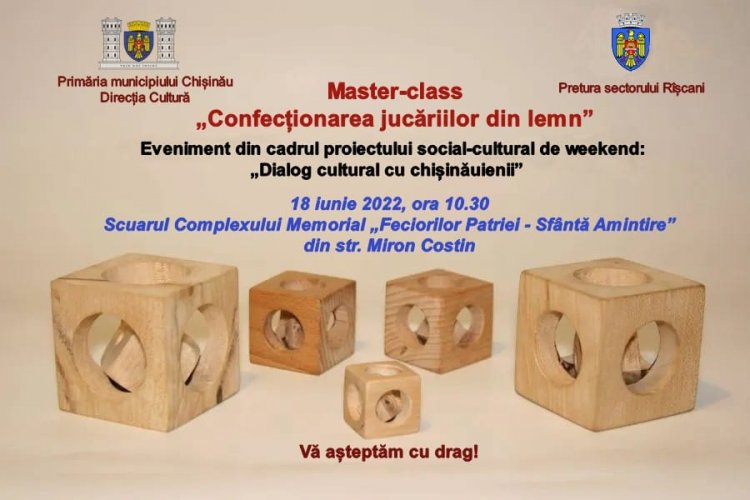 În cadrul proiectului social-cultural de weekend ,,Dialog cultural cu chișinăuienii”, Vă invităm, sâmbătă, 18 iunie 2022...