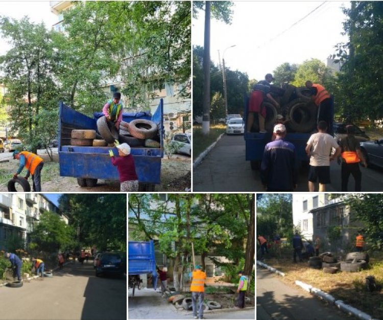 În sectorul Rîşcani se execută lucrări de evacuare a anvelopelor de pe teritoriul administrat. Acestea sunt utilizate an...